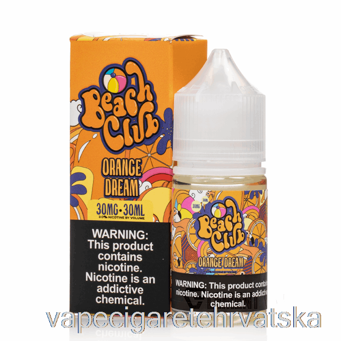 Vape Cigarete Orange Dream - Beach Club Soli - 30ml 50mg